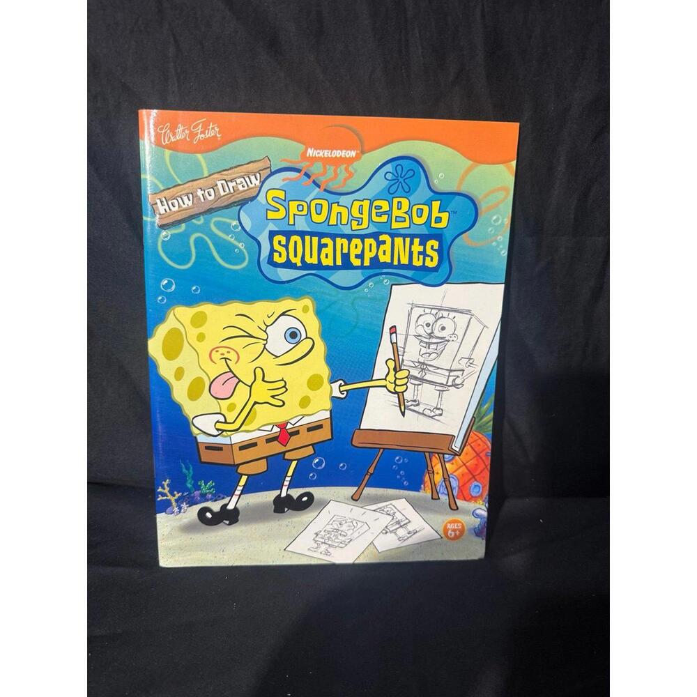 Vintage Nickelodeon How To Draw Spongebob Squarepants